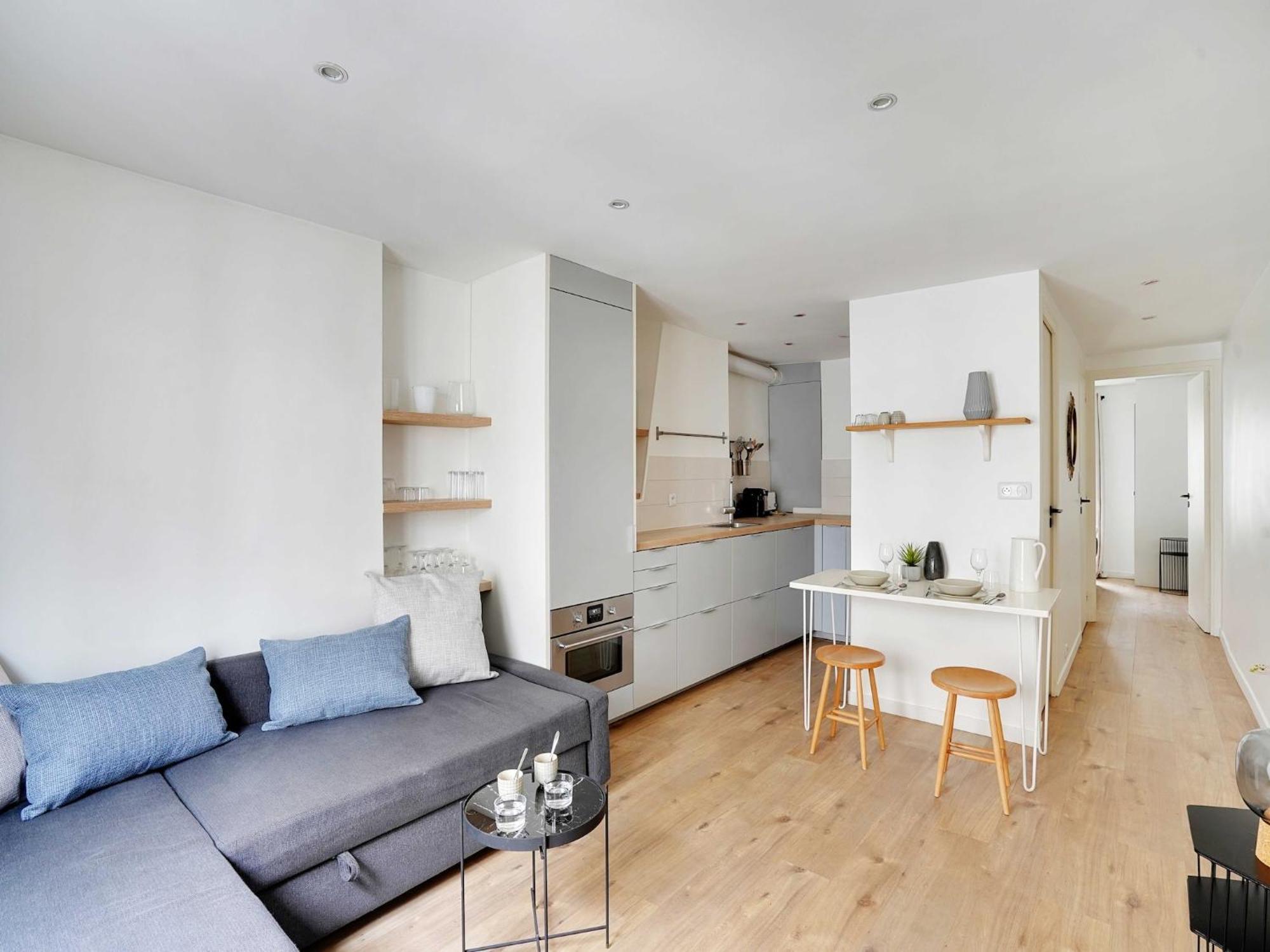 Peaceful - 2br 4p-tour Eiffel Appartement